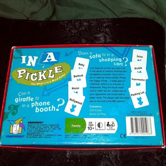 GameWright In A Pickle Game - Picture 2 of 3